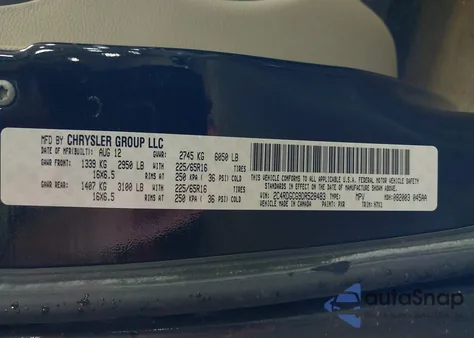 2013 Dodge Grand Caravan Sxt from USA, damaged, VIN 2C4RDGCG9DR528483